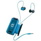iHome iB12 Earphone - Stereo - Black, Blue - Mini-phone (3.5mm) - Wired - Earbud, Over-the-ear - Binaural - In-ear