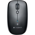 Logitech Bluetooth Mouse M557 - Optical - Wireless - Bluetooth - 2.40 GHz - Dark Gray - 1000 dpi - Tilt Wheel - Symmetrical