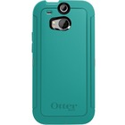 OtterBox Defender Carrying Case (Holster) Smartphone - Aqua Sky - Dust Resistant Cover, Debris Resistant Cover, Scratch Resistant Screen Protector, Drop Resistant Interior, Bump Resistant Interior, Shock Resistant Interior, Impact Resistance Interior, Smudge Resistant Screen Protector - Silicone Body - Polycarbonate Interior Material - Belt Clip - Retail