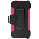 OtterBox Defender Rugged Carrying Case (Holster) Apple iPhone Smartphone - Wild Orchid - Drop Resistant Interior, Bump Resistant Interior, Shock Resistant Interior, Scratch Resistant Screen Protector, Dust Resistant Cover, Scratch Resistant Interior, Impact Resistance Interior, Debris Resistant Cover - Silicone Body - Polycarbonate Interior Material - Belt Clip