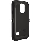 OtterBox Samsung Galaxy S5 Defender Series Slipcover - For Smartphone - Black - Impact Absorbing - Silicone, Gel, Rubber