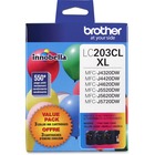 Brother Innobella LC2033PKS Original Ink Cartridge - Inkjet - High Yield - 550 Pages Cyan, 550 Pages Magenta, 550 Pages Yellow - Cyan, Magenta, Yellow - 3 / Pack