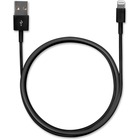 Kensington iPad Lightning Charge Cable - 3.3 ft Lightning/USB Data Transfer Cable for iPad, iPhone, iPod, Notebook - First End: 1 x Type A Male USB - Second End: 1 x Lightning Male Proprietary Connector - MFI - Black - 1 Pack