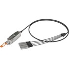 Cisco 40GBase-AOC QSFP direct-attach Active Optical Cable, 15-meter - 49.2 ft Fiber Optic Network Cable for Network Device - QSFP Network - QSFP Network - 40 Gbit/s - Black