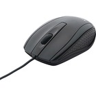 Verbatim Bravo Wired Notebook Optical Mouse - Optical - Cable - Glossy Black - USB 2.0 - Notebook, Computer - Scroll Wheel - Symmetrical