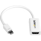 StarTech.com Mini DisplayPort to HDMI 4K Audio / Video Converter - mDP 1.2 to HDMI Active Adapter for Mac Book Pro / Mac Book Air - 4K @ 30 Hz - White - 5.9" HDMI/Mini DisplayPort A/V Cable for Audio/Video Device, MacBook Pro, MacBook Air - First End: 1 x
