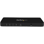 StarTech.com 4K HDMI Splitter - 4k 30Hz - 4 Port - Aluminum - Backward Compatible - HDMI Multi Port - HDMI Hub - Split an HDMI audio/video source on four separate HDMI Displays simultaneously, with support for resolutions up to 4K - 1x4 HDMI Splitter - 4-