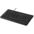 Kensington Wired Keyboard for iPad with Lightning Connector - Black - Cable Connectivity - Lightning Interface - iOS - Rubber Dome Keyswitch - Black