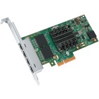 Intel Ethernet Server Adapter I350-T4 - PCI Express 2.1 x4 - Intel I350 - 4 Port(s) - 4 x Network (RJ-45) - Twisted Pair - Full Height Bracket Height - Low-profile, Full-height - Bulk - 10/100/1000Base-T - Plug-in Card