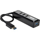 Tripp Lite 4-Port Portable USB 3.0 SuperSpeed Hub - USB 3.2 (Gen 1) Type A - Portable - 4 USB Port(s) - 4 USB 3.0 Port(s) - PC, Mac