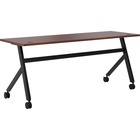 HON Multipurpose Table - Fixed Base - Chestnut, Laminated Top - 72" Table Top Width x 24" Table Top Depth x 1" Table Top Thickness - 29.5" Height - Assembly Required - Steel