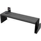 Deflecto Sustainable Office Heavy-Duty Desk Shelf - 6.8" Height x 25.6" Width x 7" Depth - Desktop - Sturdy, Document Holder - 30% Recycled - Black - Plastic - 1 Each