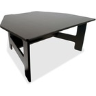 Victor High Rise Stand-Up Desk Converter - 14.50" (368.30 mm) Height x 28" (711.20 mm) Width x 23" (584.20 mm) Depth - Desktop - Laminate - Wood - Black