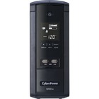 CyberPower UPS Systems BRG1000AVRLCD Intelligent LCD -  Capacity: 1000 VA / 600 W - 1000VA/600W UPS, Mini-tower, 10 Outlets, AVR, LCD, USB Charge Ports, Serial/USB, 5 Yr Wty