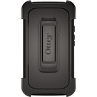 OtterBox Defender Carrying Case Rugged Smartphone - Black - Drop Resistant, Bump Resistant, Scrape Resistant Interior, Wear Resistant, Tear Resistant, Impact Resistant Interior, Impact Absorbing, Dust Resistant, Dirt Resistant, Lint Resistant, Shock Resistant, ... - Synthetic Rubber Body - Polycarbonate Interior Material - Holster