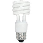 Satco 13-watt Fluorescent T2 Spiral CFL Bulb - 13 W - 120 V AC - Spiral - T2 Size - Soft White Light Color - E26 Base - 12000 Hour - 4400.3Â°F (2426.8Â°C) Color Temperature - 82 CRI - Energy Saver - 4 / Box