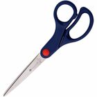 Sparco 7" Kids Straight Scissors - 7" (177.80 mm) Overall Length - Straight - Stainless Steel - Pointed Tip - Blue - 1 Each