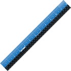 Victor Plastic Dual Color 12" Easy Read Ruler - 12" Length - 1/4, 1/8, 1/16 Graduations - Imperial, Metric Measuring System - Plastic - 1 Each - Blue, Black
