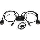StarTech.com 2 Port USB VGA Cable KVM Switch - USB Powered with Remote Switch - Control two VGA, USB-equipped PCs with a single monitor, keyboard, and mouse peripheral set - 2 Port USB VGA Cable KVM Switch - USB Powered with Remote Switch - KVM with VGA -