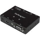 StarTech.com 2x1 VGA + HDMI to VGA Converter Switch w/ Priority Switching - 1080p - Share a VGA monitor/projector between a VGA and HDMI audio/video source, with priority switching - HDMI to VGA - VGA Switch - HDMI to VGA Switch Box - VGA Converter Switch box with HDMI - HDMI to VGA Selector - HDMI to VGA Converter Switch