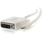 C2G 10ft Mini DisplayPort Male to Single Link DVI-D Male Adapter Cable - White - 10 ft DisplayPort/DVI-D Video Cable for Video Device, Tablet, Notebook, Computer, Monitor - First End: 1 x Mini DisplayPort Male Digital Video - Second End: 1 x DVI-D (Single