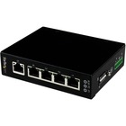 StarTech.com 5 Port Unmanaged Industrial Gigabit Ethernet Switch - DIN Rail / Wall-Mountable - Network up to 5 Ethernet devices through a rugged, industrial Gigabit Ethernet switch - 5 Port Unmanaged Industrial Gigabit Ethernet Switch - DIN Rail / Wall-Mountable Network Switch - Rugged IP30-Rated Gigabit Switch - Industrial Ethernet Switch