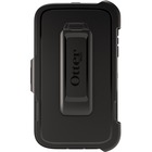 OtterBox Defender Carrying Case Rugged (Holster) Cellular Phone - Black - Scratch Resistant Screen Protector, Dust Resistant Port, Debris Resistant Port, Shock Absorbing, Drop Resistant Interior, Dirt Resistant Port, Scuff Resistant Screen Protector - Synthetic Rubber Body - Polycarbonate Interior Material - Belt Clip