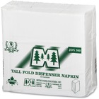 Metro Paper Greenleaf Jr. Lunch & Dinner Napkins - 1 Ply - Fiber - For Multipurpose - 500 / Pack