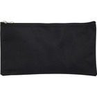 Merangue Carrying Case (Pouch) School Stationery, Money, Accessories - Black - Nylon Body - 5.50" (139.70 mm) Height x 10.38" (263.52 mm) Width - 1 Each