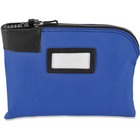 MMF Currency Bag - 11" (279.40 mm) Width x 8.50" (215.90 mm) Length - Blue - Vinyl - 1Each - Currency