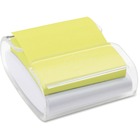 Post-itÂ® Colour Super Sticky Pop-Up Notes Dispenser - 3" (76.20 mm) x 3" (76.20 mm) - 45 Sheet Note Capacity - White, Clear