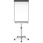 Quartet Prestige 2 Small Magnetic Whiteboard Easel - 24" (2 ft) Width x 36" (3 ft) Height - White Steel Surface - Rectangle - Portable - 1 Each