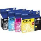 Epson DURABrite Ultra 252XL Original High/Standard Yield Inkjet Ink Cartridge - Combo Pack - Black, Cyan, Magenta, Yellow - 4 / Pack - Inkjet - High/Standard Yield - 4 / Pack