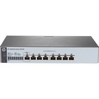HPE 1820-8G Switch - 8 Ports - Manageable - 2 Layer Supported - 1U High - Rack-mountable, Desktop, Under Table, Wall Mountable - Lifetime Limited Warranty