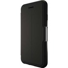 OtterBox Strada Carrying Case (Folio) Apple iPhone 6 Card - Black - Drop Resistant - Genuine Leather, Plastic Body