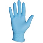 Protected Chef Nitrile General Purpose Gloves - Large Size - Nitrile - Blue - Ambidextrous, Disposable, Powder-free, Comfortable - For Cleaning, Food Handling - 100 / Box