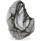 Genuine Joe Black Nylon Hair Net - Recommended for: Food Handling, Food Processing - Comfortable, Lightweight, Durable, Tear Resistant - Large Size - 21" (533.40 mm) Stretched Diameter - Contaminant Protection - Nylon - Black - 100 / Pack