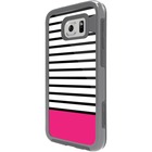 OtterBox Galaxy S6 MySymmetry Series - For Smartphone - Dipped Pink, Ink Blot Pink - Clear - Drop Resistant, Scratch Resistant, Bump Resistant, Impact Resistant, Scuff Resistant, Shock Resistant - Polycarbonate, Synthetic Rubber - 2