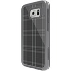 OtterBox Galaxy S6 MySymmetry Series - For Smartphone - Gray Plaid, Gray Stripe - Clear - Drop Resistant, Scratch Resistant, Bump Resistant, Impact Resistant, Scuff Resistant, Shock Resistant - Polycarbonate, Synthetic Rubber - 2