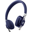 iHome FreedomArc iB81 Headset - Stereo - Mini-phone (3.5mm) - Wired/Wireless - Bluetooth - 30 ft - 32 Ohm - 20 Hz - 20 kHz - Over-the-head - Binaural - Circumaural - Blue