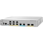 Cisco 3560-CX Switch 6 GE PoE+, 2 MultiGE PoE+, uplinks: 2 x 10G SFP+, IP Base - 8 Ports - Manageable - 3 Layer Supported - Modular - Optical Fiber, Twisted Pair - Rail-mountable, Rack-mountable, Desktop