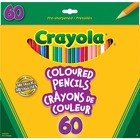 Crayola Colored Pencil - Assorted Lead - 60 / Box