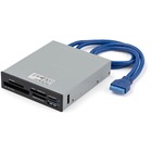 StarTech.com USB 3.0 Internal Multi-Card Reader with UHS-II Support - SD/Micro SD/MS/CF Memory Card Reader - SD, MultiMediaCard (MMC), SDXC, SDHC, miniSD, microSD, microSDHC, CompactFlash Type I, CompactFlash Type II, Memory Stick, Memory Stick PRO, ... -