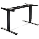 Lorell Electric Height Adjustable Sit-Stand Desk Frame - 2 Legs - 50" Height x 27.8" Width x 44.3" Depth - Assembly Required - Black
