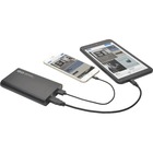 Tripp Lite UPB-12K0-2U Power Bank - For Smartphone, Tablet PC, MP3 Player, Bluetooth Speaker, Headset, Headphone, Handheld Gaming Console - 12000 mAh - 2 A - 5 V DC Output - Black