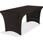 Iceberg Open Stretchable Table Cover - Fabricel - Black - 1 Each