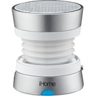 iHome iM71 Portable Speaker System - Silver - Battery Rechargeable - USB - 1 Pack