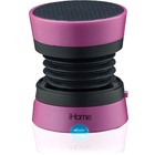 iHome iM70 Portable Speaker System - Pink - Battery Rechargeable - USB - 1 Pack