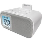 iHome iBT22 Table Clock - Digital - Quartz - White