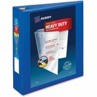 Avery® Heavy-Duty View Binders - Locking One Touch EZD Rings - 2" Binder Capacity - Letter - 8 1/2" x 11" Sheet Size - 540 Sheet Capacity - Ring Fastener(s) - 4 Pocket(s) - Polypropylene - Recycled - Cover, Spine, Divider, One Touch Ring, Gap-free Ring, Non-stick, Heavy Duty, Pocket, Locking Ring - 1 Each